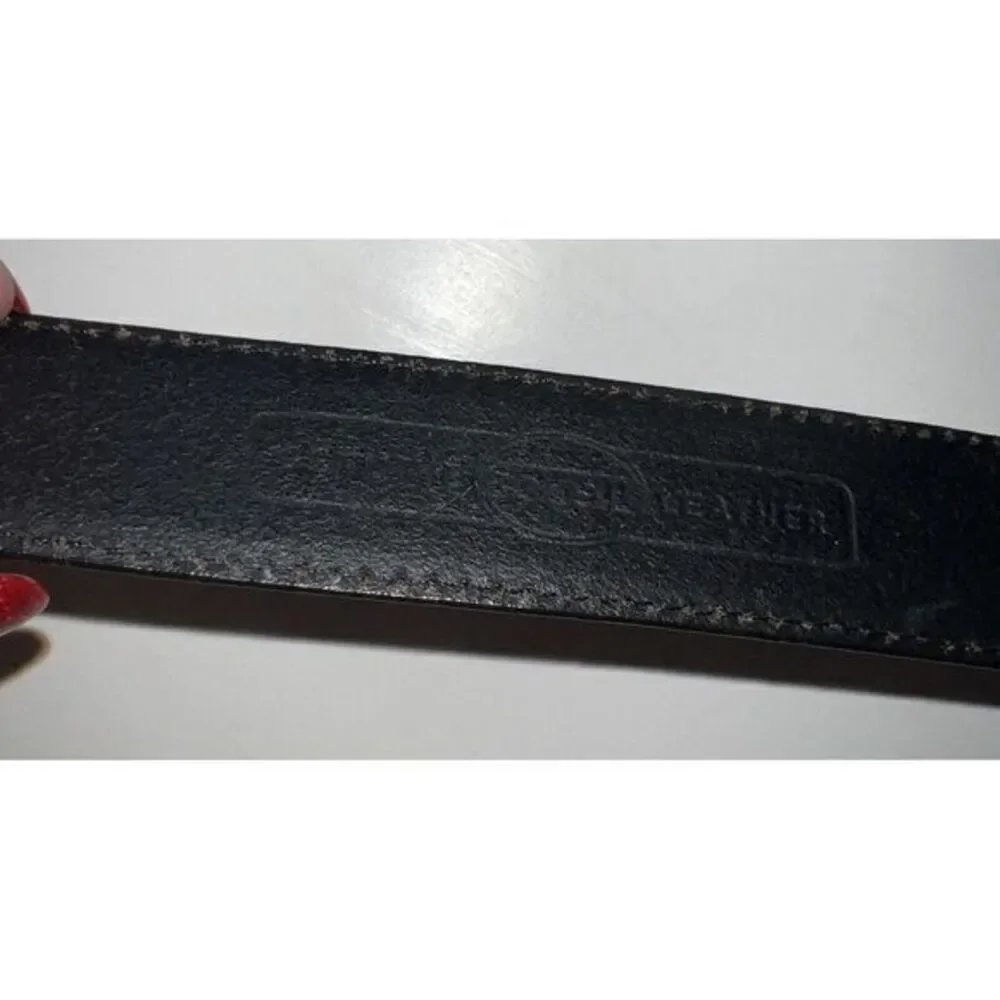 Fossil Women's‎ Leather Belt Size M Medium BT7862001 Black